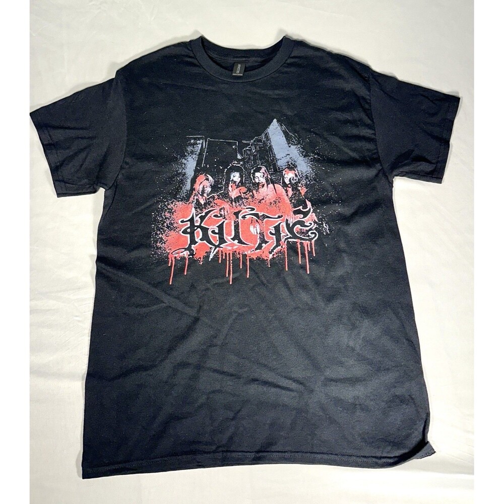 Kittie Band T-Shirt Black Graphic Tee Size Medium Goth Metal Never Worn